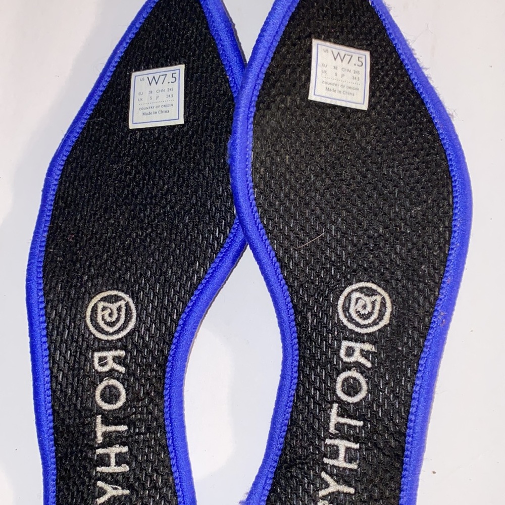 Rothy’s leopard Slip Ons #7.5 - Picture 5 of 6